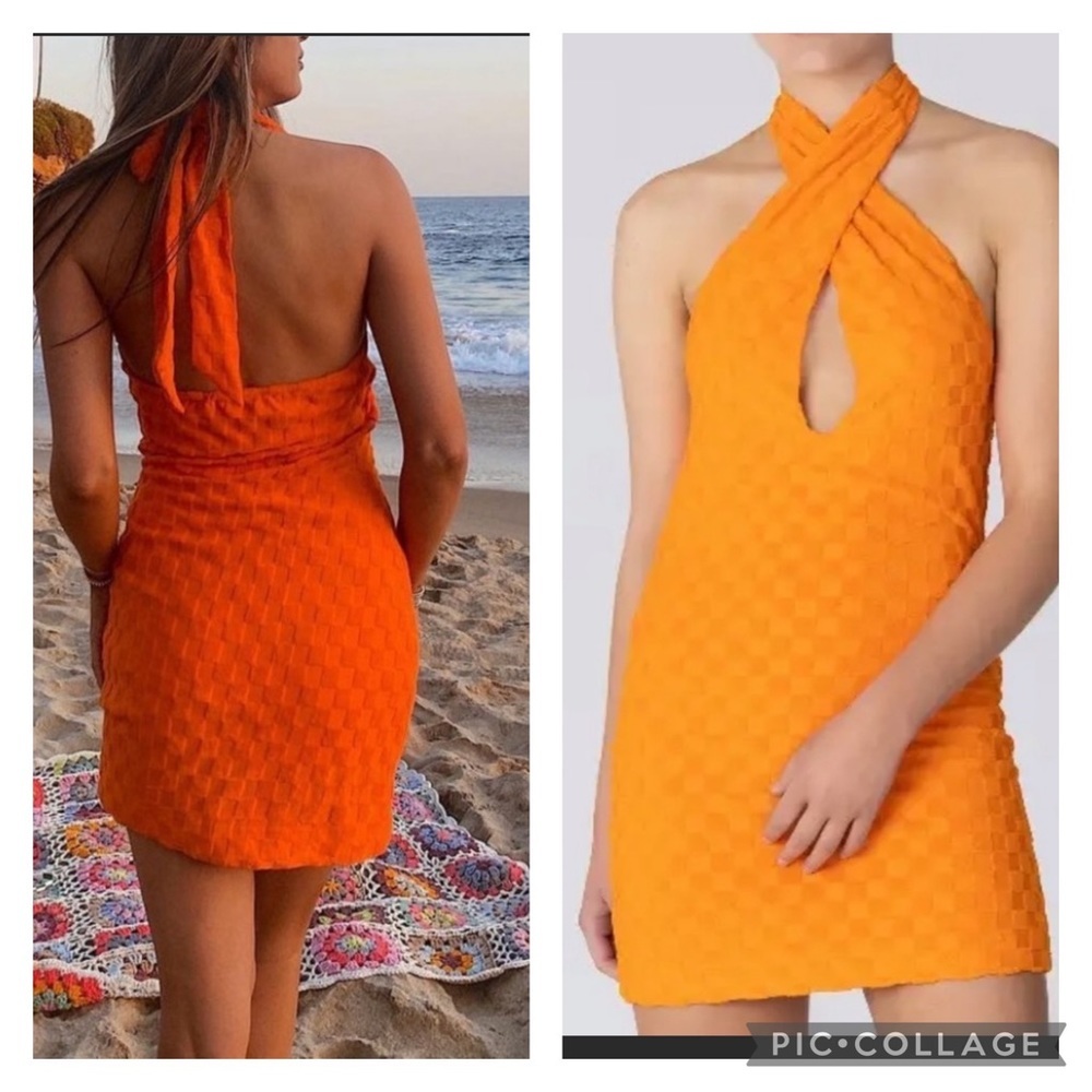 REVOLVE HALTER DRESS - Picture 4 of 14